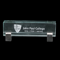 JPC Glass Business Card Holder